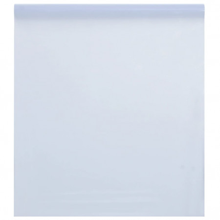 Folie fereastră, statică/mată, alb transparentă, 45x500 cm, PVC