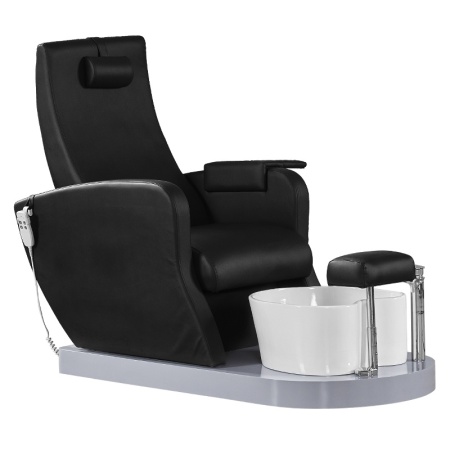 Fotoliu SPA PENTRU PEDICURA AZZURRO 016A NEGRU CU HIDROMASAJ