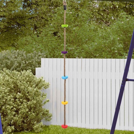 Frânghie de cățărare pentru copii cu platforme 200 cm