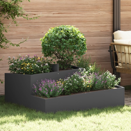 Ghivece & Ghivece Negru Metal Mare Inserții decorative Ghiveci
