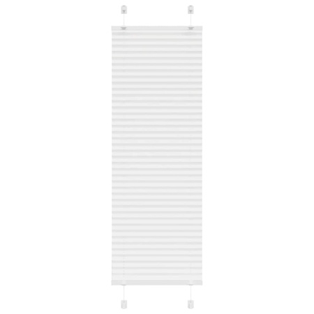 Jaluză plisată alb 50x100 cm Lățime țesătură 49,4cm poliester