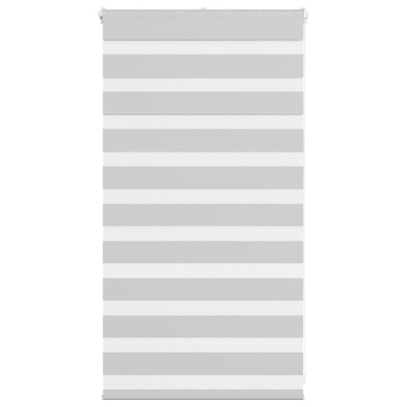 Jaluzea tip zebra gri deschis lățime țesătură 80,9 cm poliester