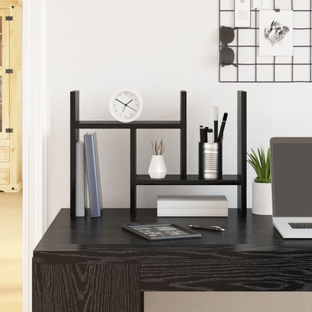 Organizator birou Stejar negru 50x15.5x35.5 cm lemn industrializat