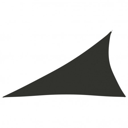 Pânză parasolar antracit 3x4x5 m țesătură oxford triunghiular