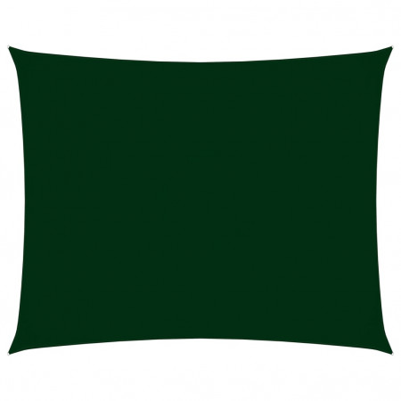 Parasolar, verde închis, 5x6 m, țesătură oxford, dreptunghiular