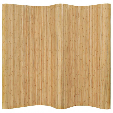 Paravan de cameră, natural, 250 x 165 cm, bambus - Img 1