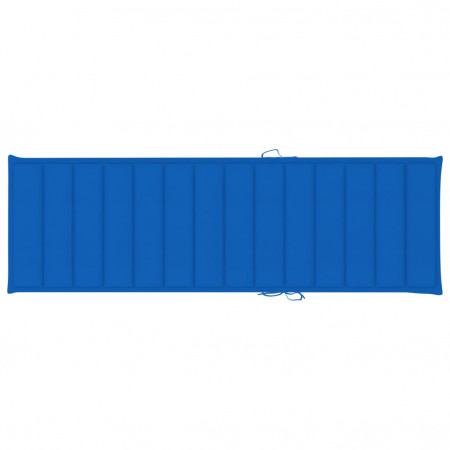 Pernă de șezlong, albastru regal, 200x60x3 cm, material textil