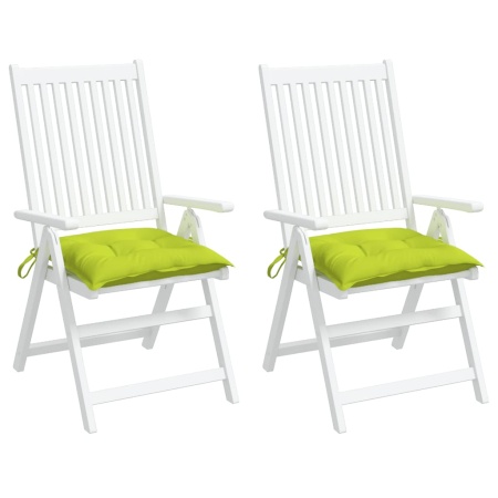 Perne de scaun 2 buc. verde deschis 50x50x7 cm textil oxford