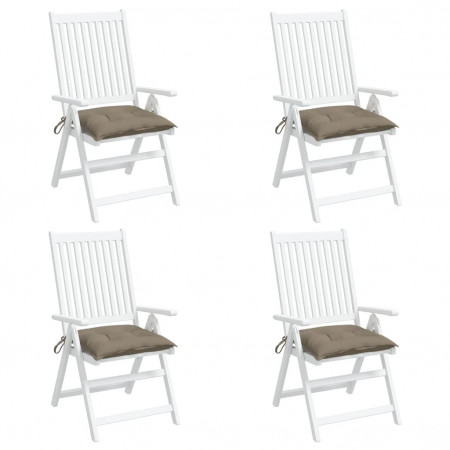 Perne de scaun, 4 buc., taupe, 50x50x7 cm, textil oxford