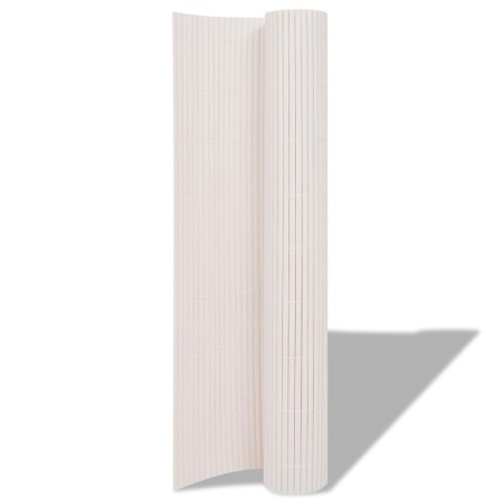 Plasă de grădină cu două fețe PVC 150x500 cm Alb