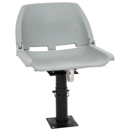 Scaun barcă cu piedestal, reglabil în înălțime, rotativ la 360°
