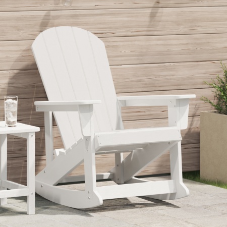 Scaun de Balamuc Adirondack Alb 73.5x92x90 cm HDPE