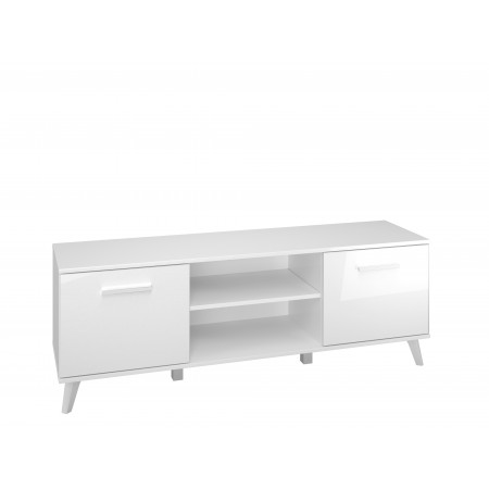 Secco 1140601 Tv Stand Alb Luciu/Alb