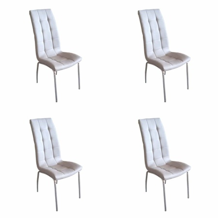 Set 4 scaune bucătărie s-02, culoare gri