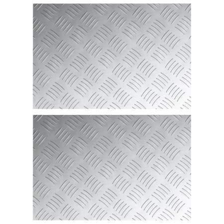 Set de 2 Placi de Aluminiu Checker Antiderapante 60x40 cm