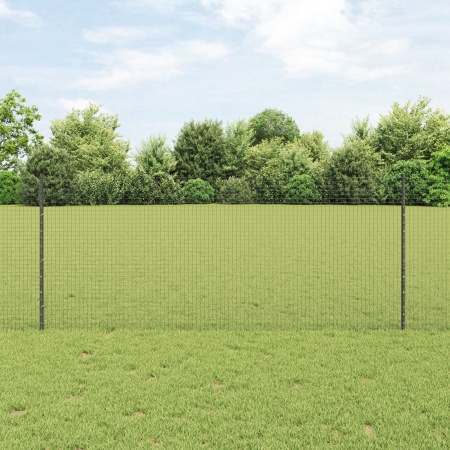 Set de Îngrădiri Set de 2 Gri Metal 10 x 1 m Rezistent