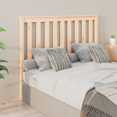 Tăblie de pat, 126x6x101 cm, lemn masiv de pin