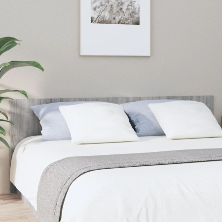 Tăblie de pat, gri sonoma, 200x1,5x80 cm, lemn compozit