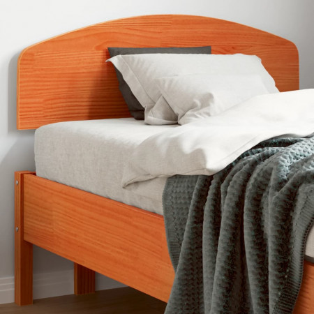 Tăblie de pat, maro ceruit, 90 cm, lemn masiv de pin