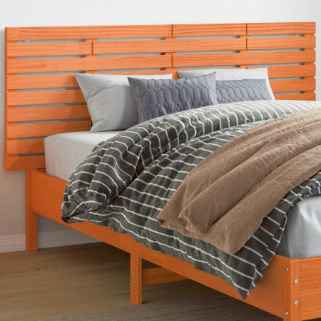 Tăblie de pat pentru perete, 166x3x63 cm, lemn masiv de pin - Img 1