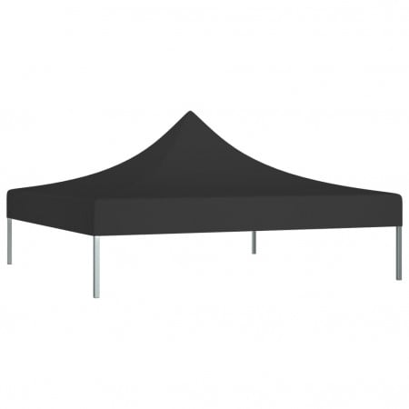Acoperiș pentru cort de petrecere, negru, 3 x 3 m, 270 g/m²