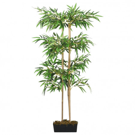 Arbore din bambus artificial 988 de frunze 150 cm verde - Img 1