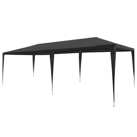 Cort de petrecere, antracit, 3 x 6 m, PE