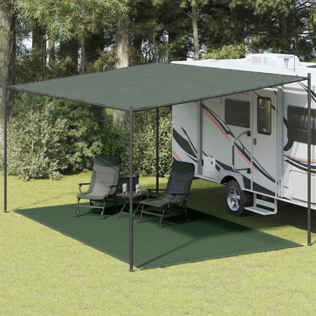 Covor pentru cort, verde, 300 x 500 cm, HDPE
