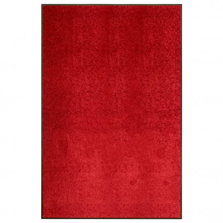 Covoraș de ușă lavabil, roșu, 120 x 180 cm