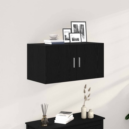 Dulap de perete Stejar negru 80x39x40 cm Lemn prelucrat