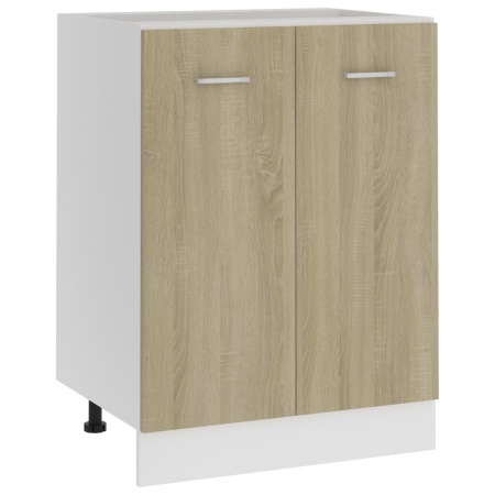 Dulap inferior, stejar sonoma, 60x46x81,5 cm, lemn prelucrat