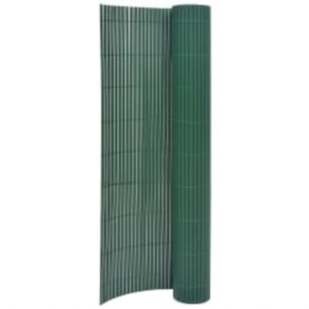 Gard pentru grădină cu 2 fețe, verde, 90x400 cm