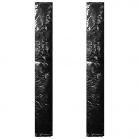 Huse de umbrelă cu fermoar, 2 buc., 250 cm, PE