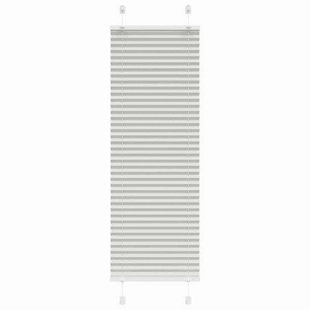 Jaluză plisată gri deschis 50x100 cm Lățime țesătură 49,4 cm