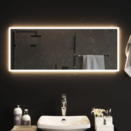 Oglindă de baie cu LED, 100x40 cm - Img 1