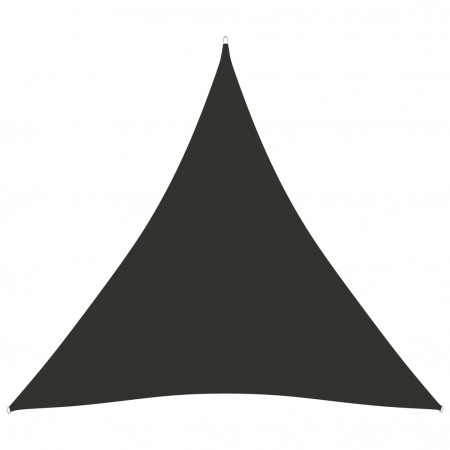 Parasolar, antracit, 3x3x3 m, țesătură oxford, triunghiular