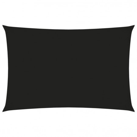 Parasolar, negru, 2x4,5 m, țesătură oxford, dreptunghiular - Img 1