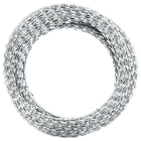 Sârmă cu lame, rolă sârmă elicoidală, 100 m, oțel galvanizat