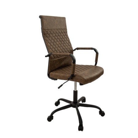 Scaun birou S-199, 115x43x46 cm, Maro, Piele Ecologica