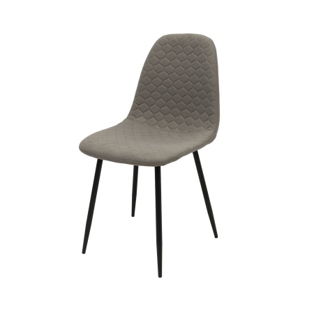 Scaun ML-6, tapitat stofa, gri
