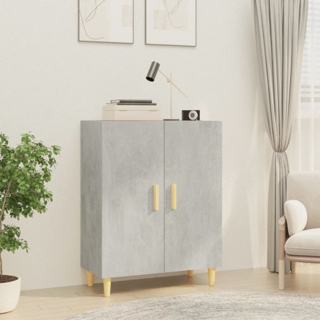 Servantă, gri beton, 70x34x90 cm, lemn prelucrat