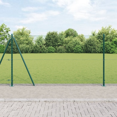 Set de Garduri Set de 2 Verde Oțel cu Vopsea 25 x 1.2 m - Img 1