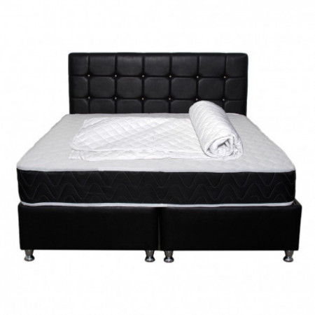 Set Saltea Superortopedica Lux Praga 140x200 plus Husa hipoalergenica