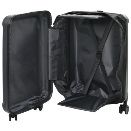 Suntă pliabilă Hard Shell 20'' Neagră 34x23x55.5 cm ABS