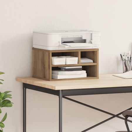Suport pentru imprimantă Stejar Artisan 40x32x22,5 cm Lemn prelucrat