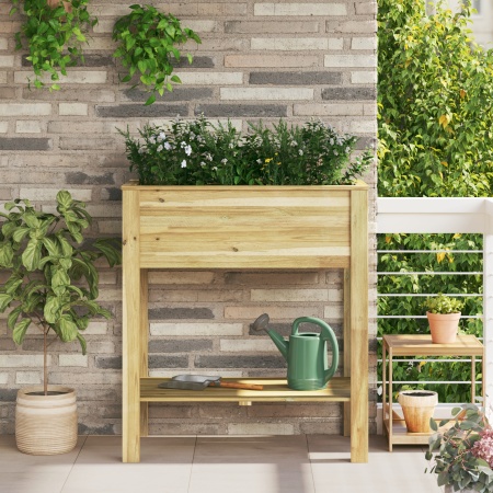 Suport pentru plante din grădină 85x46x94 cm Lemn de pin impregnat