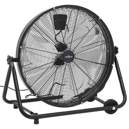 Ventilator industrial cu tambur, negru, 60 cm, 180 W - Img 1