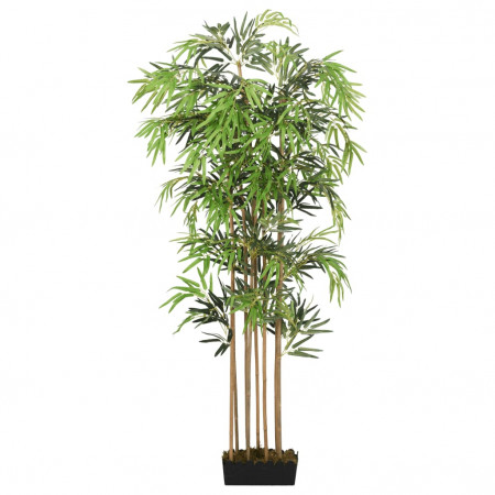 Arbore din bambus artificial 1095 de frunze 150 cm verde - Img 1