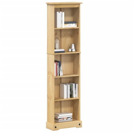 Bibliotecă „Corona”, 46x20x170 cm, lemn masiv de pin