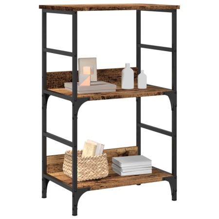 Bibliotecă, lemn vechi, 50x33x82 cm, lemn prelucrat